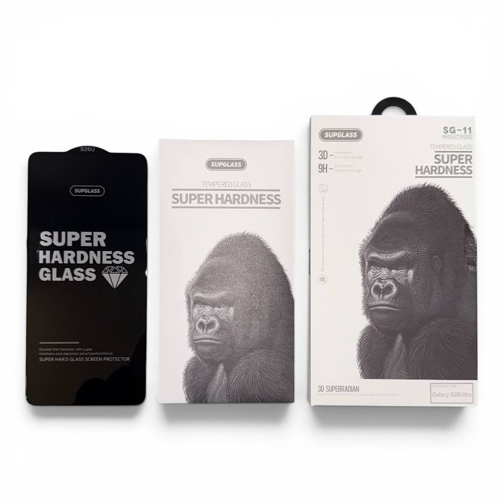 Защитное стекло для Samsung Galaxy S26 Ultra SupGlass Super Hardness (глянец, полное покрытие)