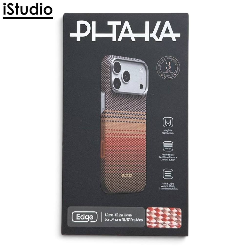Чехол для iPhone 18 Pro Max / 17 Pro Max Pitaka Ultra-Slim Case (MagSafe, Sunset Moonrise)
