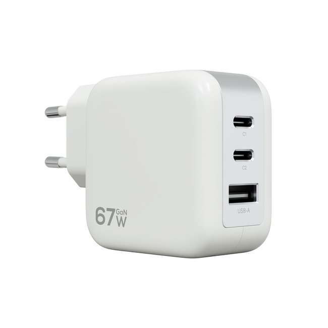 Cетевое зарядное устройство Magssory Pulse 67W GaN, с функцией быстрой зарядки