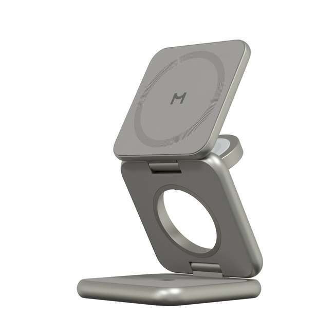 Складное беспроводное зарядное устройство Magssory Fold Pro 3 в 1, с магнитами, совместимое с Qi2