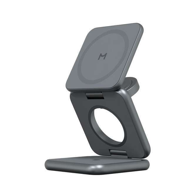 Складное беспроводное зарядное устройство Magssory Fold Pro 3 в 1, с магнитами, совместимое с Qi2