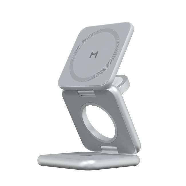 Складное беспроводное зарядное устройство Magssory Fold Pro 3 в 1, с магнитами, совместимое с Qi2